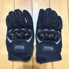黒Mサイズ・オートバイ用グローブ【高耐久＆快適フィット】