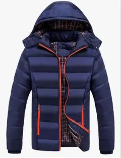 新品メンズ ジャケット コート フード付き 大きいサイズ 防風 防寒 中綿