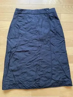UNIQLO 防風ウォームイージー　ラップスカート　Ｌ　黒　　美品！
