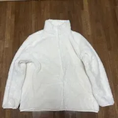 ユニクロ　フリース　ホワイト　X L
