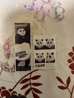 呪術廻戦 パンダ 証明写真風シール　ステッカーセット