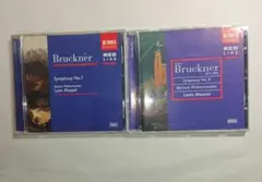 ブルックナー／交響曲第7番、第8番（マゼール、ベルリン・フィル）（CD2枚）