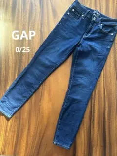 GAP スキニーデニム 0/25 REGULAR ダークブルー