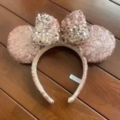 ミニー　スパンコール　カチューシャ