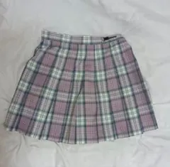 なんちゃって制服スカート　チェックスカート