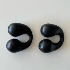 ワイヤレスイヤホン　クリップオン型　Bluetooth　ブラック　黒