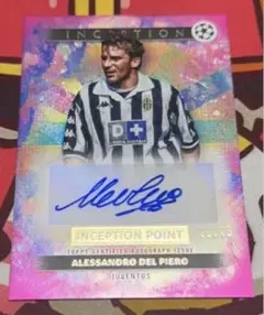 75シリ topps inception デルピエロ 直筆サイン入り auto