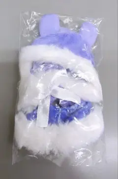 もふもふスノーパープル　おきがえポンチョ　スノードリーム3 紫色　スミレ色