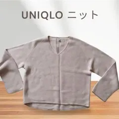 UNIQLO ピンク Vネック ニット Sサイズ