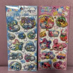 正規品　スパンコールパーティー　ハッピーマーチ　うさぎ　ねこ　あわわちゃん