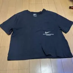 Nike ダークネイビー ショート丈Tシャツ L