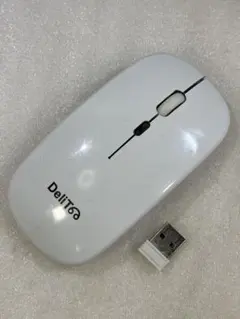 【動作確認済】DeliToo マウス ワイヤレス 無線 充電式 出張 薄型