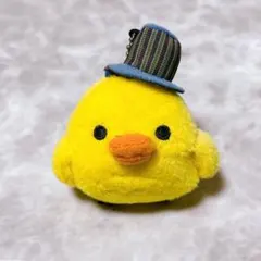 リラックマ キイロイトリ おしゃれストライプ マスコットキーチェーン ぬいぐるみ