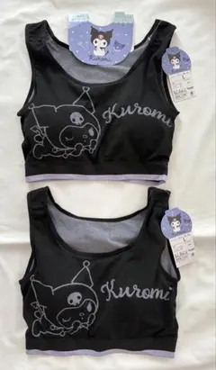 新品サンリオ☆Kuromi ブラジャー Lサイズ2枚セットのサムネイル