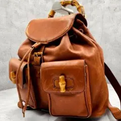 GUCCI y2k backpack archive leather brown