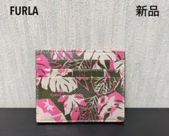 新品☆FURLA トロピカル柄 カードケース