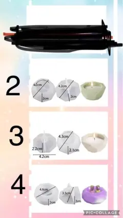 在庫処分　シリコンモールド　ミニケース　箱　ミニサイズ　3点の値段
