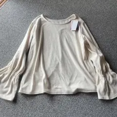 しまむら 大きいサイズ KAfKA×yuki プルオーバーニットカットソー