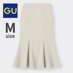 GU ヘリンボーンマーメイドロングスカート