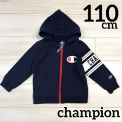 champion 長袖ジップアップパーカー(赤ライン)