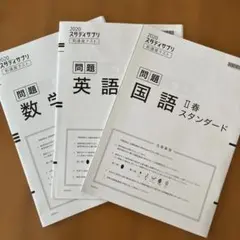 スタディサプリ 到達度テスト 2020年 3教科セット　Ⅱ春のサムネイル