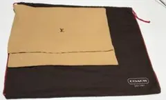 LOUIS VUITTON COACH　ショップ袋　布袋　ショッパー　3セット