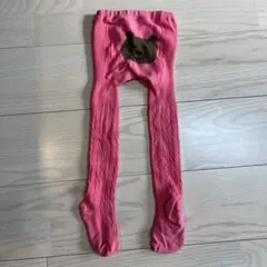 ギャップ　クマ　タイツ　ピンク ２歳　ショッキングピンク　gap