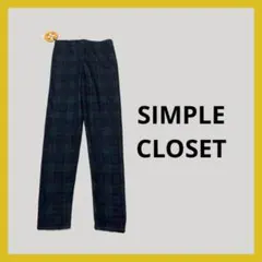 新品タグ付き 裏起毛 ストレッチ レギンスパンツ M ブラックウォッチ グリーン