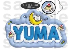 YUMA &TEAM うちわ文字 ネームボード ぷっくり ユウマ