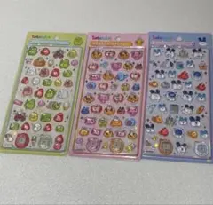 3点たまごっち　ボンボンドロップシール 国内正規　くちぱっち　みみっち　めめっち