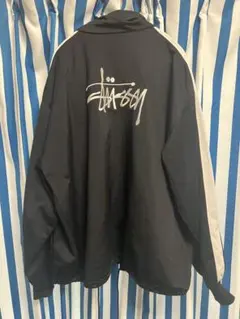 【極希少】90s Stussy Sport トラックジャケット USA製刺繍ロゴ