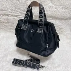 【美品】DOG DEPT お散歩バッグ ハンドバッグ 2way ナイロン 防水のサムネイル