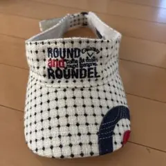 PEARLY GATES ロゴ総柄 サンバイザー