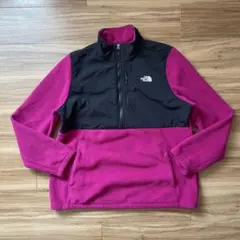 USA企画_XLノースフェイスレディースライトパープルアノラックデナリフリース