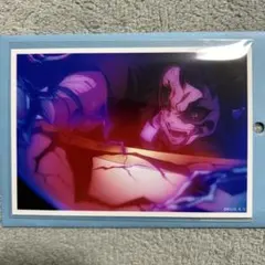 鬼滅の刃　ufotablecafe 場面写ブロマイドくじ　獪岳