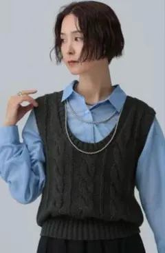 lepsim3.5ゲージUネックケーブルベスト⭐︎チャコール