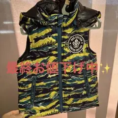 RAD CUSTOM 迷彩柄 限定版リバーシブルダウンベスト