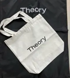 新品 Theory キャンバス地 トートバッグ エコバッグ/白/非売品のサムネイル