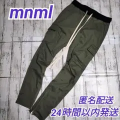 mnml ミニマル ZIP CARGO DRAWCORD カーゴパンツ