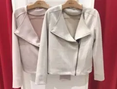 M.deux♡ピンク スエードジャケット