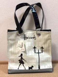 【新品未使用】Harrods ハロッズ トートバッグ ナイツブリッジ エナメル