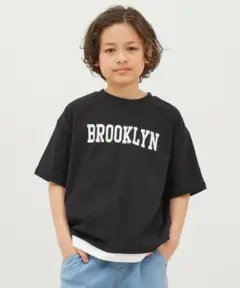 新品未開封　coca レイヤード風コットンロゴTシャツ 子供服 男の子 女の子