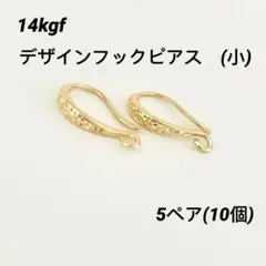 新入荷＊14kgfデザインフックピアス(小)