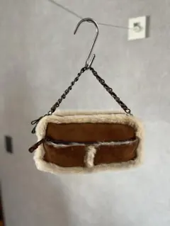 【美品】銀座かねまつ　ハンドバッグ　ショルダーバッグ　スエード