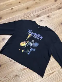 古着　パープルレインPurple Rain グラフィックカットソー XL短丈