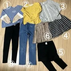 ピンクラテ GU H&M ヒートテックレギンス 女の子 150サイズ まとめ売り