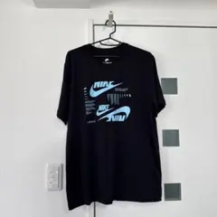 美品　Nike ロゴプリント ナイキブラックTシャツ　NIKE半袖　メンズ半袖
