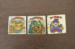 旧ビックリマン ヘッドロココ シャーマンカーン 3枚セット 悪魔VS天使シール