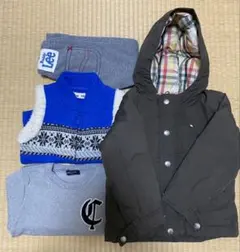 キッズ服 秋冬物 男の子 100㎝（1点105㎝有）4点 まとめ売り