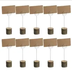 木製クリップスタンド 20個セット